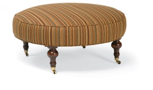 Picture of CHISOLM 41" LARGE ROUND OTTOMAN
