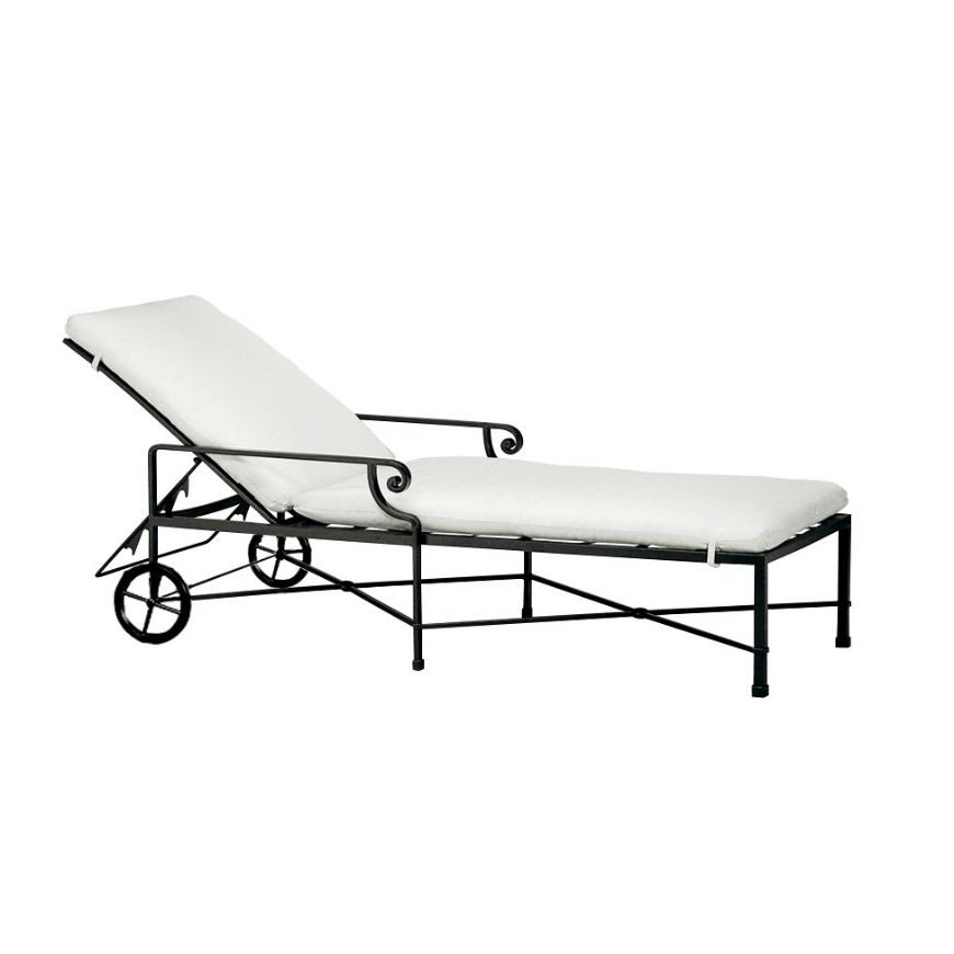 Picture of VENETIAN ADJUSTABLE CHAISE WITH WHEELS