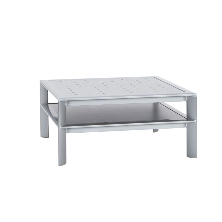 Picture of PARKWAY MODULAR 35" SQUARE OCCASIONAL TABLE, TEXTURED ALUMINUM TOP