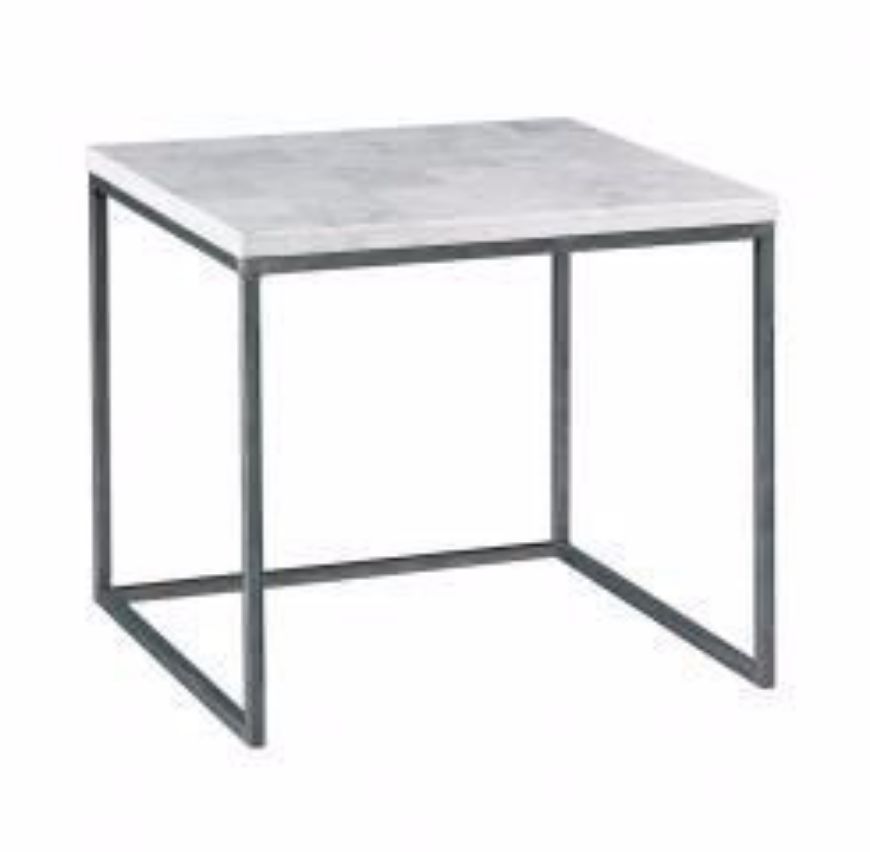 Picture of NOLAN SIDE TABLE - WHITE STONE