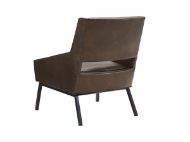 Picture of AMANI LEATHER CHAIR WITH CHARCOAL BASE