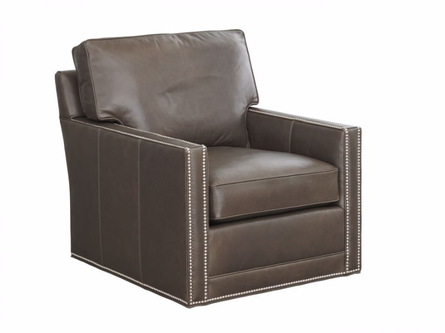 Picture of BRAYDEN LEATHER SWIVEL CHAIR