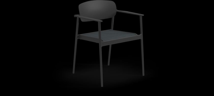 Picture of ALLURE STACKING CHAIR WITH ARMS